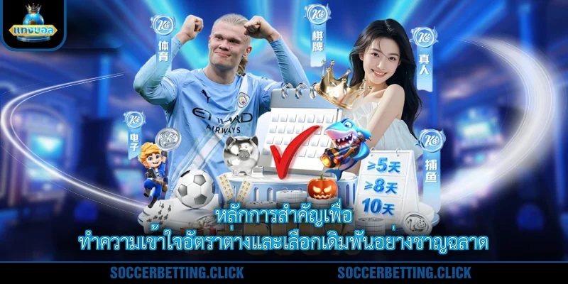 หลักการสำคัญเพื่อทำความเข้าใจอัตราต่างและเลือกเดิมพันอย่างชาญฉลาด