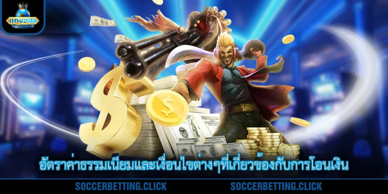 อัตราค่าธรรมเนียมและเงื่อนไขต่างๆที่เกี่ยวข้องกับการโอนเงิน