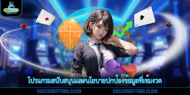 โปรแกรมสนับสนุนและนโยบายปกป้องข้อมูลที่เข้มงวด